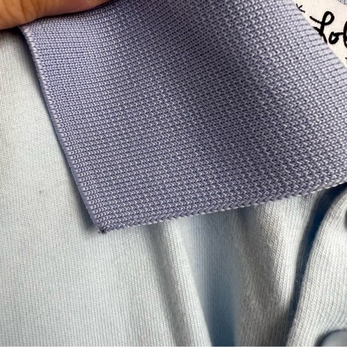 Lola + The Boys Girls Blue Polo Ruffle Dress Smiley Face 100% Cotton Size 6 - Picture 13 of 13