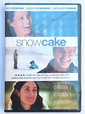Snowcake (DVD) 2007 Sigourney Weaver, Alan Rickman, Carrie Anne Moss MINT SEALED