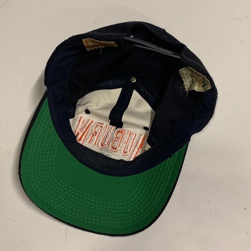 Vintage Auburn University Tigers Snapback Hat Twins Blue Orange DPM Baseball Cap - Picture 11 of 17