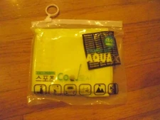 1 Pairs Mipan AQUA X Sport Cool Wristlet  Ice Skin UV Cut Arm Warmers Yellow