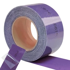 PSA Purple Film Ceramic Longboard Sandpaper Roll 2-3/4" x 20 Yards Self Adhesive