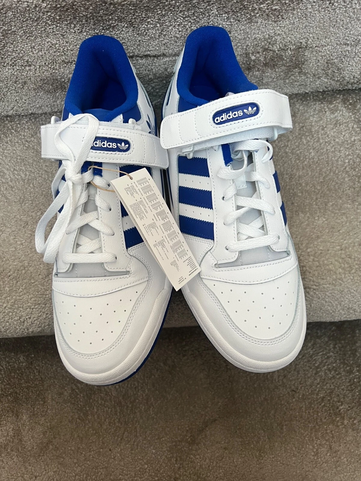 Scarpe da ginnastica basse Adidas Forum da uomo taglia uk 11