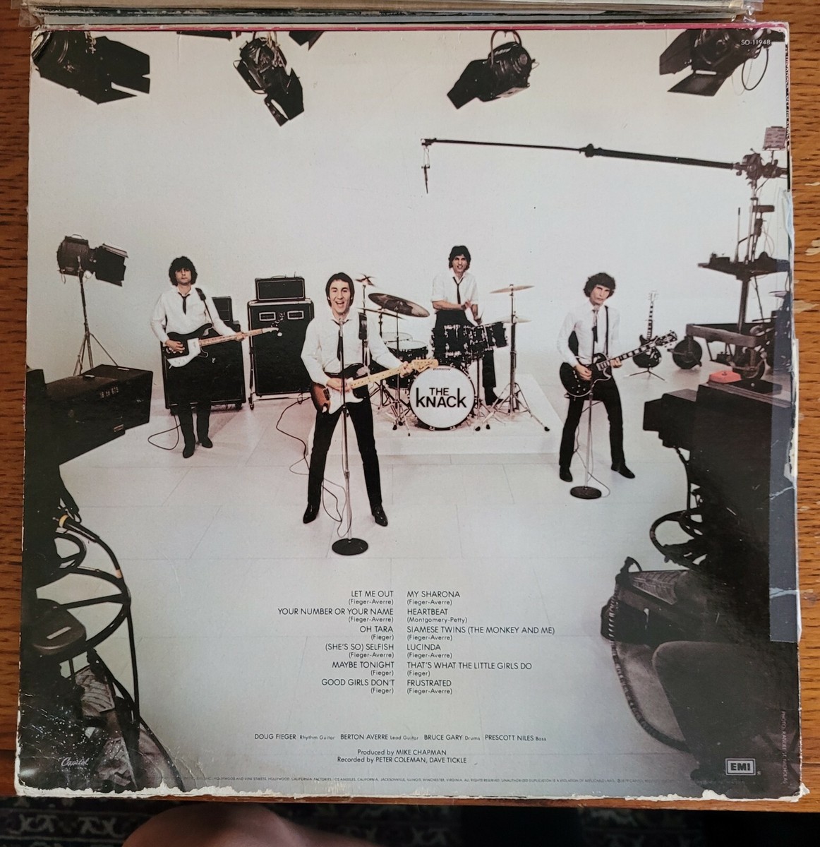 The Knack Get The Knack 1979 1st Press US Capital Records SO