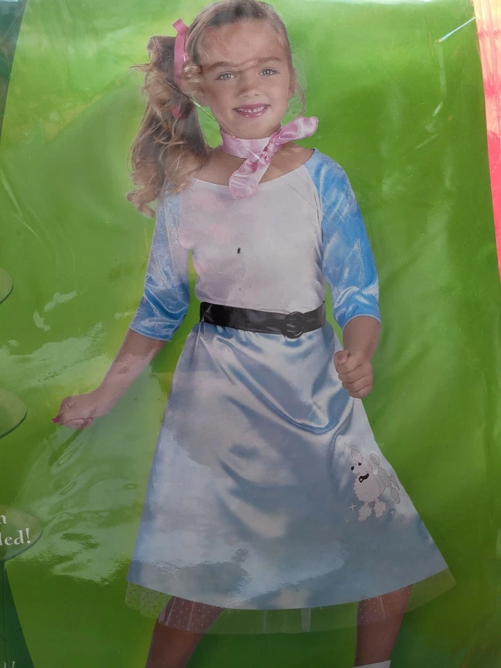 Girls Halloween Costume  50s Sock Hop Size 7-8  - Image 2 of 4