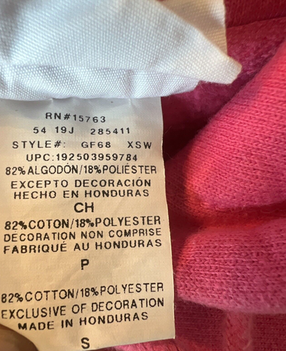 CHAMPION Manga Larga Con Capucha Rosa TEJIDO INVERSO Sudadera con Capucha Pequeña - Imagen 5 de 5