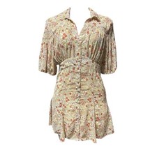 Free People Bonnie Floral Print Mini Dress Retail $128