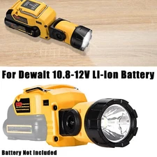 280lm Flashlight For Dewalt 10.8-12V Li-Ion Battery LED Work Light Jobsite Light