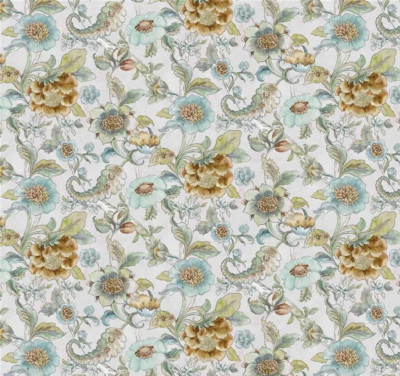 DESIGNERS GUILD CURTAIN FABRIC Piccadily Park 2.4 METRES FOREST ENGLISH HERITAGE