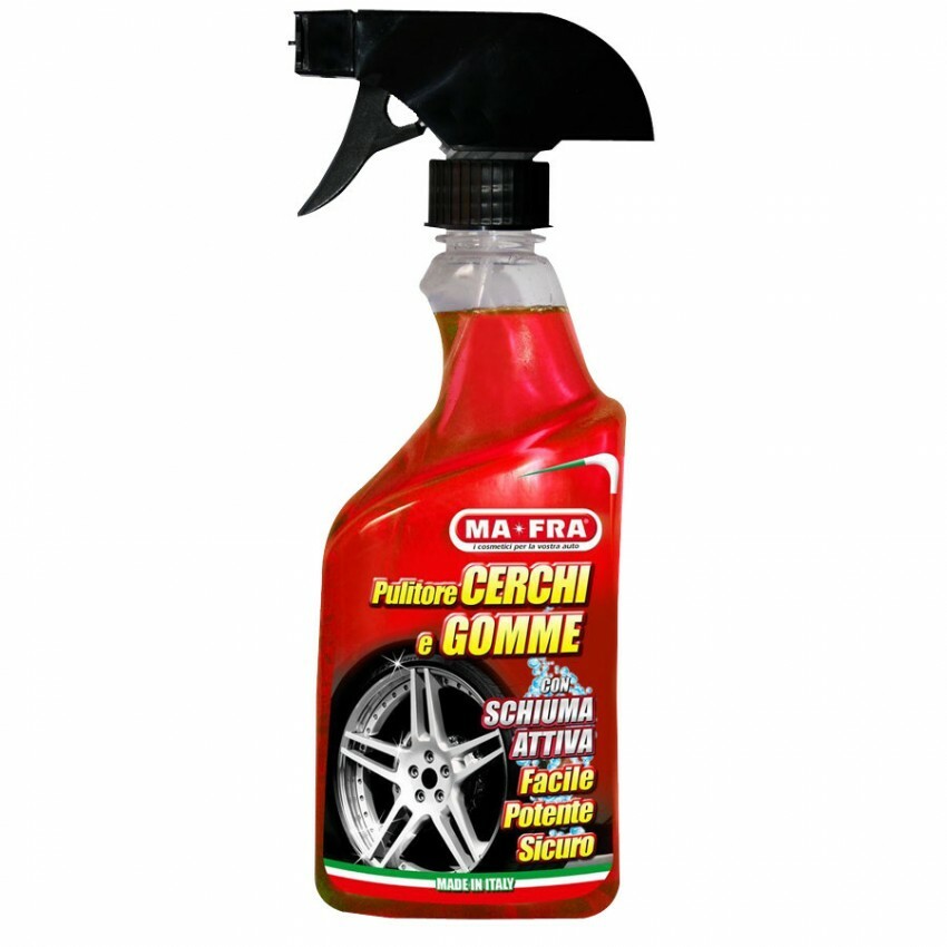 MAFRA Pulitore Cerchi e Gomme 500ml: Formula Attiva Alta Resa