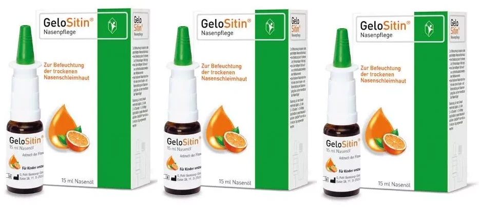 G. POHL-BOSKAMP GMBH & CO.KG 3x GELOSITIN Nasenpflege Spray 15 ml PZN: 3941654