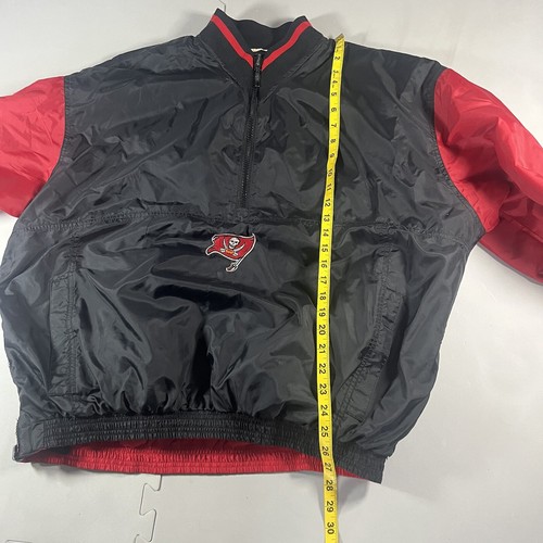 Tampa Bay Buccaneers Starter Windbreaker Reversible Jacket Men’s XL Half zip - Picture 7 of 8