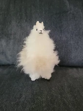 Authentic Llama Figure Plush Free Standing Inca Peru