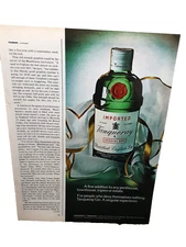 1975 Tanqueray English Gin Original Print Ad Vintage 70s