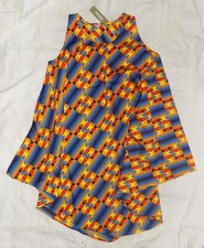African Print Umbrella Dress or Top Midnight Kente summer ethnic tribal ud7