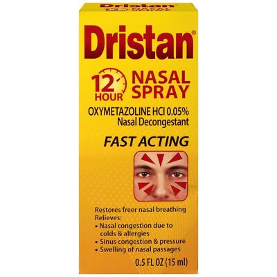 Dristan 12 Hour Nasal Spray Pack of 3 0.5 Fl Oz Allergy Relief Spray