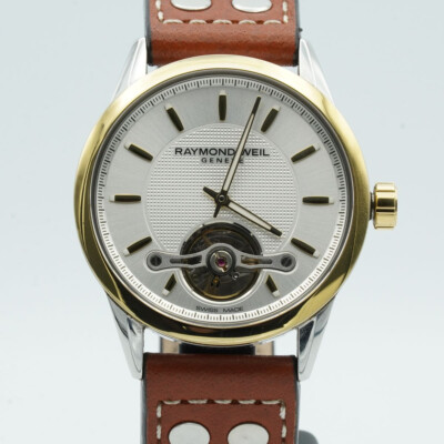RAYMOND WEIL FREELANCER AUTOMATIK OPEN HEART HERREN UHR STAHL 2780 VINTAGE RW061
