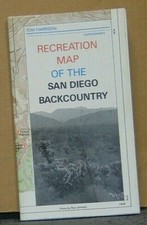 1994 Recreational Map of the San Diego Back Country