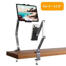 Tablet Holder Monitor Holder Stand Laptop Adjustable Rotating Tablet Clip Holder
