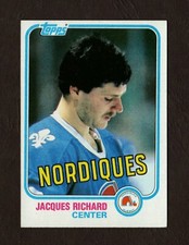1981-82 Topps Hockey Card #29 Jacques Richard – Quebec Nordiques 