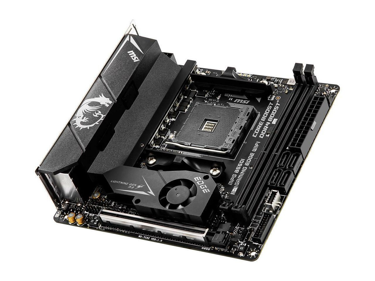 MSI MPG B550I GAMING EDGE WIFI AM4 AMD B550 SATA 6Gb/s Mini