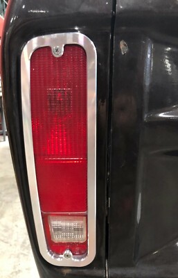 1973 - 1979 Ford Truck Tail Light Bezel Billet (Pair)
