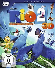 Rio 2 - Dschungelfieber [3D Blu-ray] von Saldanha, C... | DVD | Zustand sehr gut