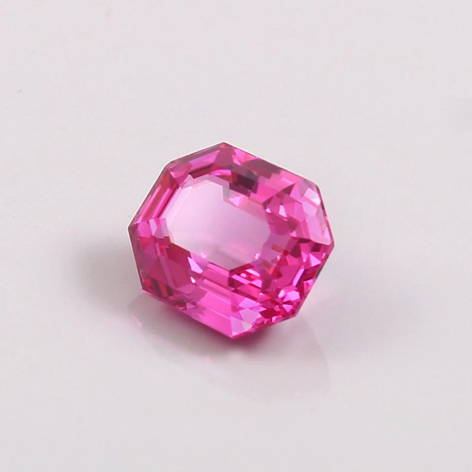 AAA 5.70 CT Natürlich Makellos Ceylon Rosa Saphir Strahlender Schnitt Locker - Bild 3 von 4