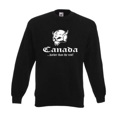 Sweatshirt KANADA (Canada) harder than the rest Pullover Fan Pulli (WMS05-33c)