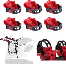 6Pcs/Set Bike Rack Hitch Mount Bicycle Car Bike Rack Strap Replacement Cradles C