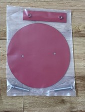 Red GMC Dodge truck military WW2 bridge-plate 7.5 inch diameter red ball express