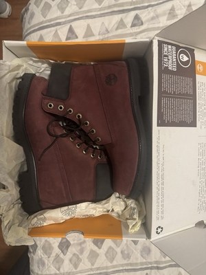 Timberland 6inch premium Boots Burgundy Nubuck size 8 men