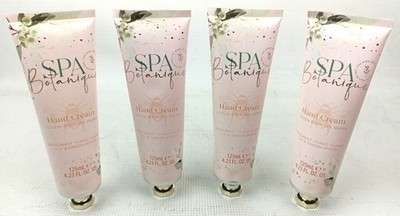 Spa Botanique Hand Cream x4 Tubes 125 mL ea Bergamot Ylang-Ylang Lily Sandalwood