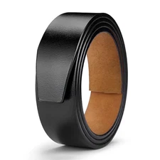 No Buckle 3.5Cm Width Genuine Leather Belt Straps without Automatic Buckle Waist