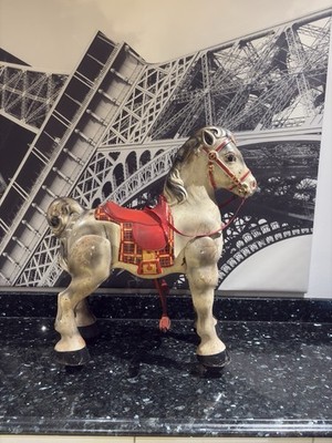 ORIGINAL  Vintage 30  H- Mobo Bronco Ride On Toy Horse - Moves - Made In England