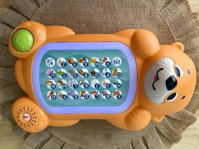Fisher-Price Linkimals A to Z Otter - Interactive Educational Toy W/Music Tested
