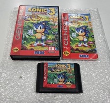 Sonic the Hedgehog 3 Sega Genesis 1994 CIB Complete Tested Authentic Shadow GA