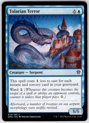 Tolarian Terror 72 Common Dominaria United MTG Near Mint