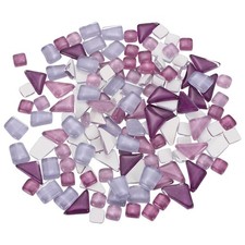 Glass Mosaic Tiles Irregular Tiny Ceramic Mosaic Glass Purple Series