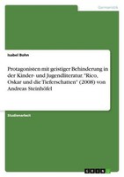 "Protagonisten Mit Geistiger Behinderung In Der Kinder- Und Jugendliteratur. \\\"Ri"