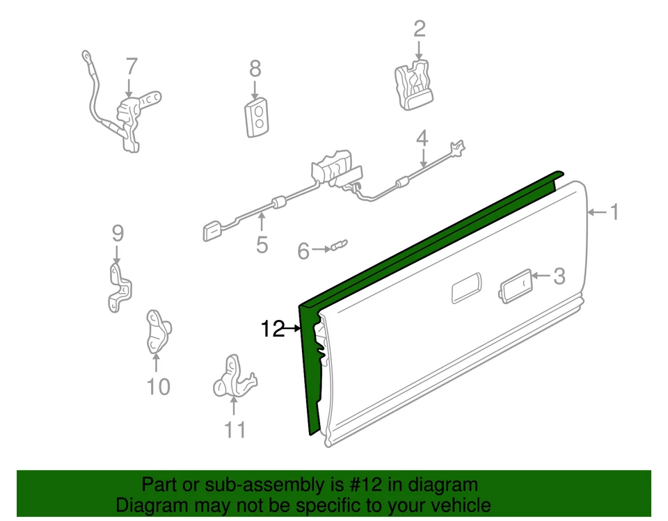 正品通用卡车床衬里 15769712 — 第 2/2 张图片