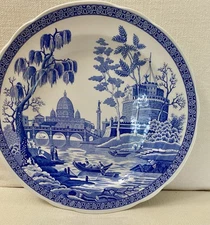 Vintage Spode Blue Room Collection Rome  Dinner Plate 10.5”
