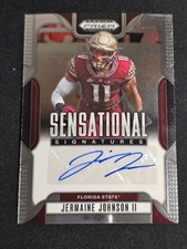 2025 Panini Prizm Draft Picks Jermaine Johnson II Auto Sensational Signatures 🔥
