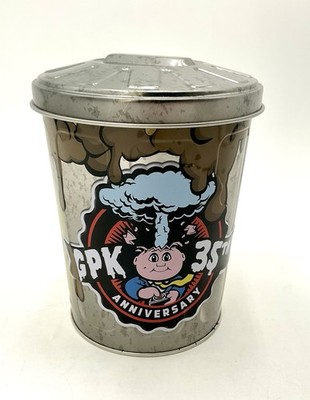 2020 GPK Garbage Pail Kids 35th Anniversary Commemorative Tin Trash Can EMPTY