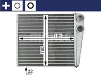 Mahle WäRmetauscher HeizungsküHler Innenraumheizung AH 208 000S