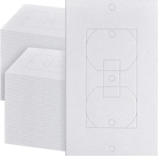 100 Pcs Outlet Insulation and Draft Sealers Foam Insulation Pads Electrical Outl
