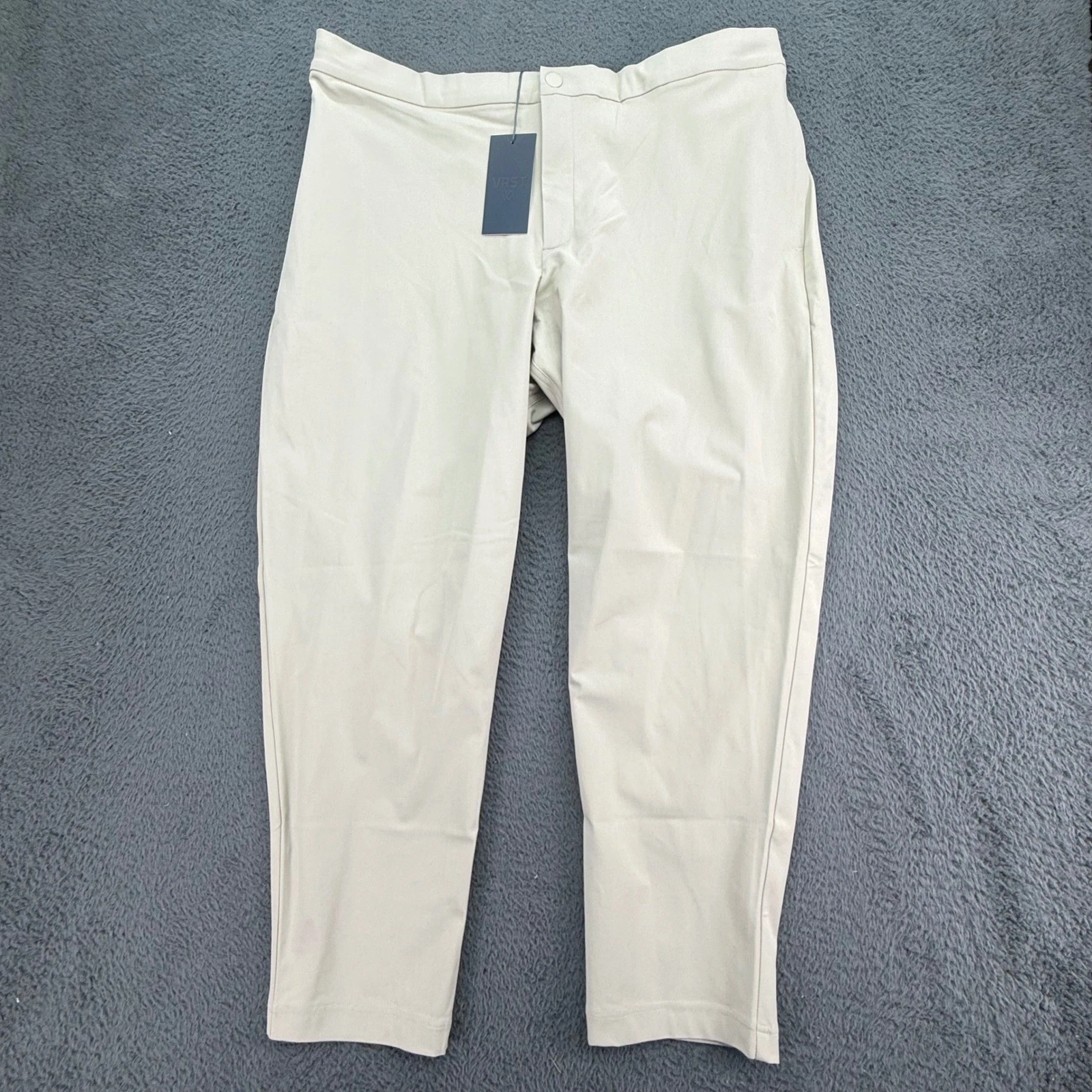 VRST Limitless Slim Taper Pant Mens XXL Khaki Sand Tapered Ankle MAX243107F NWT