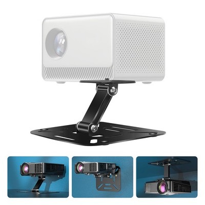 Portable Projector Wall Ceiling Mount 180° Adjustable Desk Holder w/ 1/4'' Screw