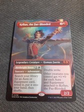 Kellan, the Fae-Blooded *Borderless Foil* - WOE-BF - NM - Magic The Gathering