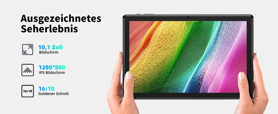 SGIN 10 Zoll Tablet Android 12 Octa-Core 4GB RAM 64GB ROM IPS Bildschirm BT 5,0 - Bild 2 von 4