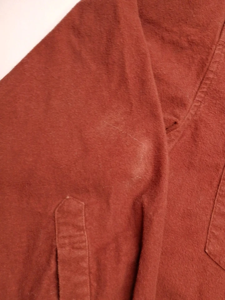 Camisa masculina Field n Forest de algodão flanela manga longa tamanho XL marrom - Imagem 4 de 4